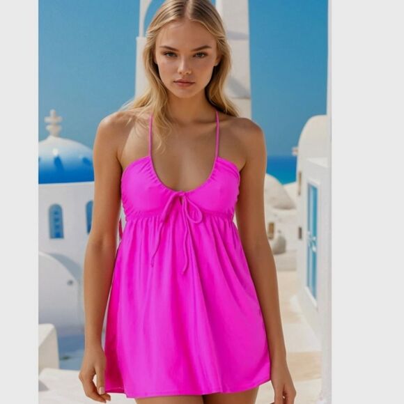 Women's Pink Dress - Picture 2 of 9